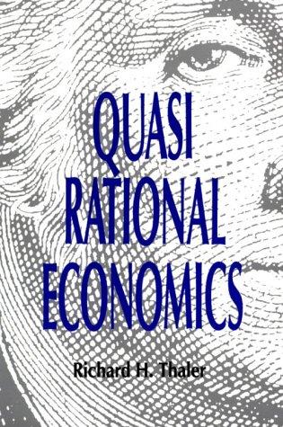 Cover of Quasi rational economics