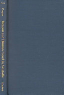 Cover of Reason and Human Good in Aristotle