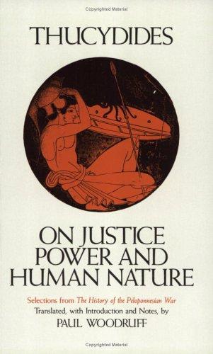 Cover of On justice, power, and human nature
