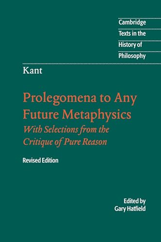 Cover of Prolegomena to any Future Metaphysics