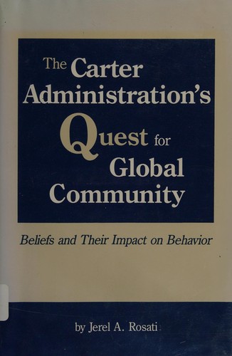 Cover of The Carter administration's quest for global community
