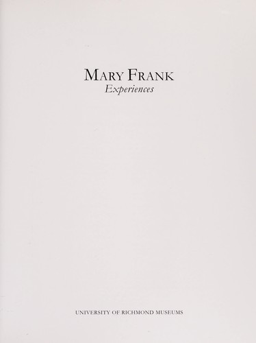 Cover of Mary Frank