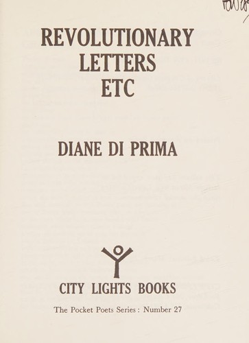 Cover of Revolutionary letters, etc