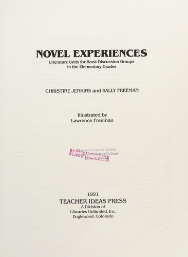 Cover of Novel experiences