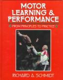 Cover of Motor learning and performance