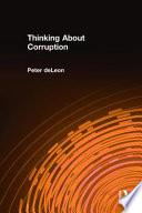 Cover of Thinking about Political Corruption