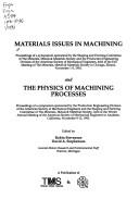 Cover of Materials Issues and Physics of Machining Processes