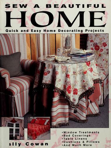 Cover of Sew a beautiful home