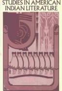 Cover of Studies in American Indian Literature