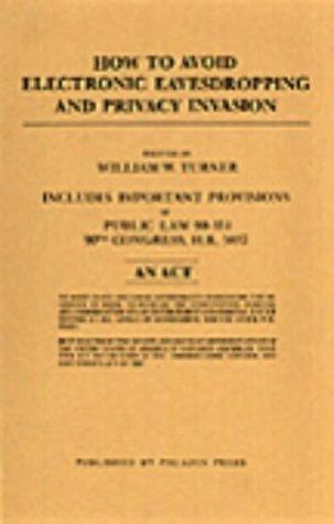 Cover of How To Avoid Electronic Eavesdropping And Privacy Invasion