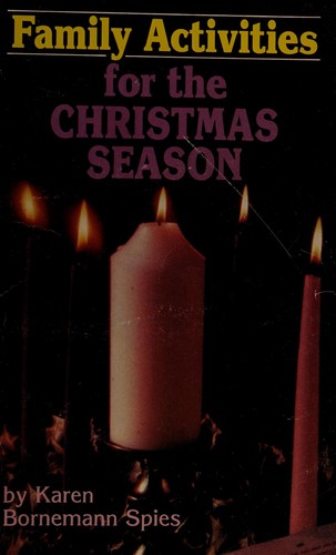 Cover of Family activities for the Christmas season