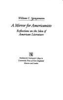 Cover of A mirror for Americanists