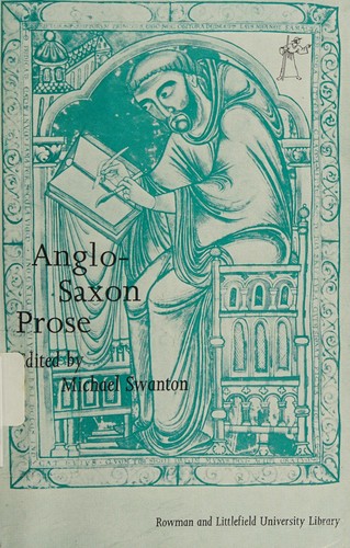 Cover of Anglo-Saxon prose
