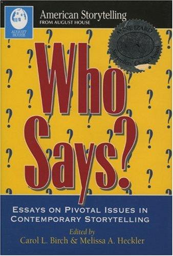 Cover of Who Says? (American Storytelling)
