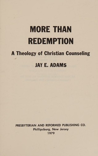 Cover of More Than Redemption