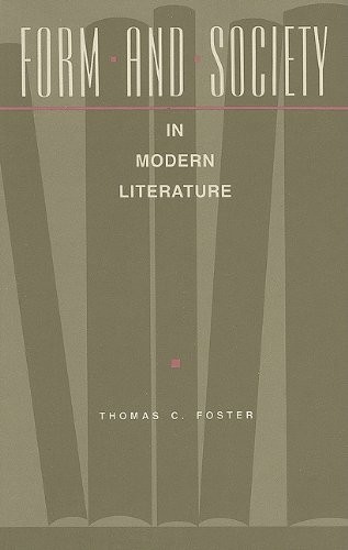 Cover of Form and society in modern literature