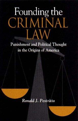 Cover of Founding the Criminal Law