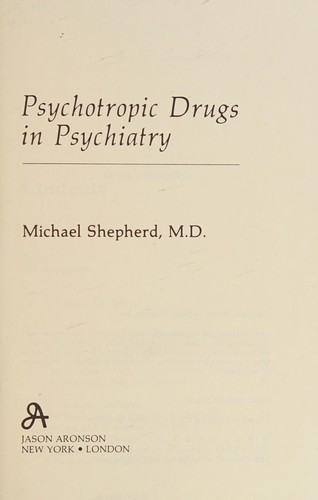 Cover of Psychotropic Drugs in Psychiatry (Psychotropic Drugs in Psychiatry C)