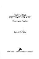 Cover of Pastoral psychotherapy