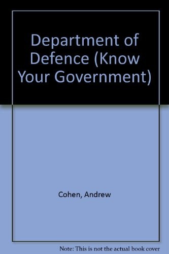 Cover of The Department of Defense