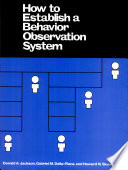 Cover of How to Establish a Behavior Observation System