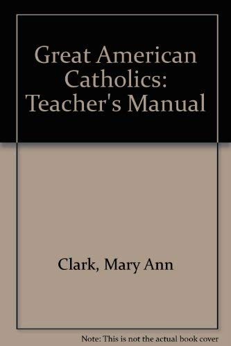 Cover of Great American Catholics