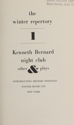 Cover of Night club