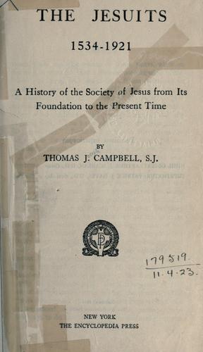 Cover of The Jesuit Devils of 1534-1921
