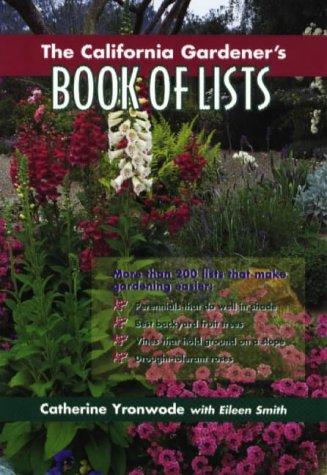 Cover of The California gardener's book of lists