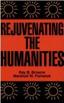 Cover of Rejuvenating the humanities