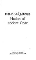 Cover of Hadon of Ancient Opar