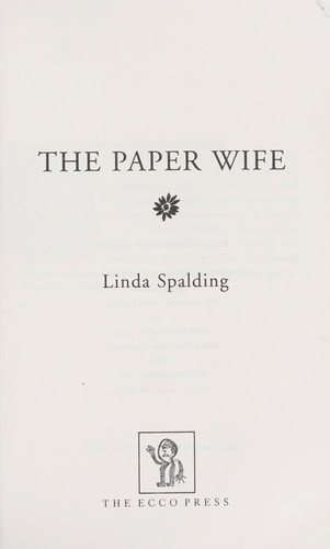 Cover of The paper wife
