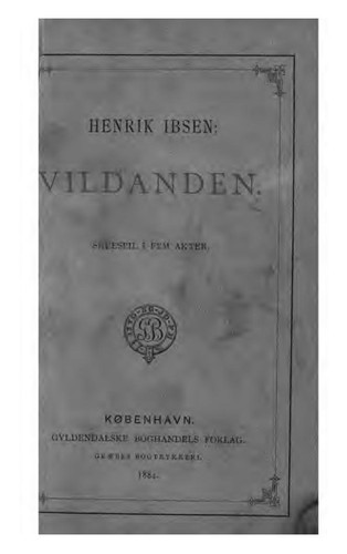 Cover of Vildanden