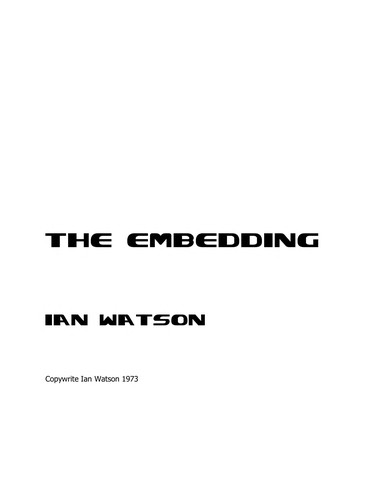 Cover of The Embedding