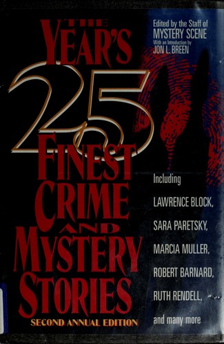 Cover of The Year's 25 Finest Crime and Mystery Stories
