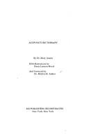 Cover of Acupuncture therapy