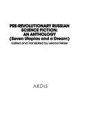 Cover of Pre-Revolutionary Russian science fiction