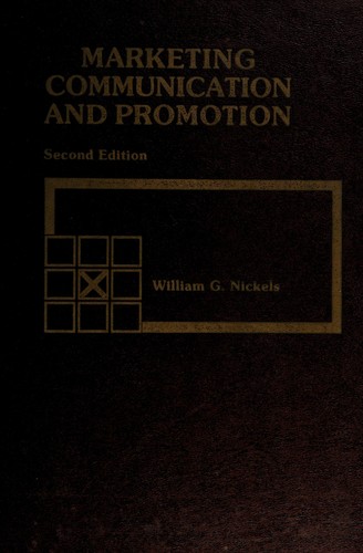 Cover of Marketing communication and promotion