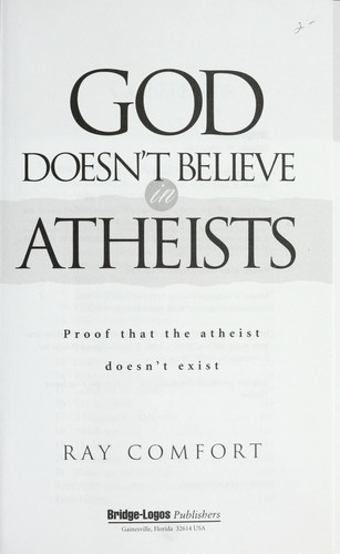 Cover of God doesn't believe in atheists