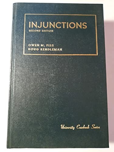 Cover of Fiss and Rendleman's Injunctions, 2d
