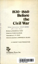 Cover of Before the Civil War