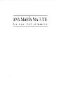 Cover of Ana María Matute
