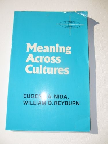 Cover of Meaning across cultures