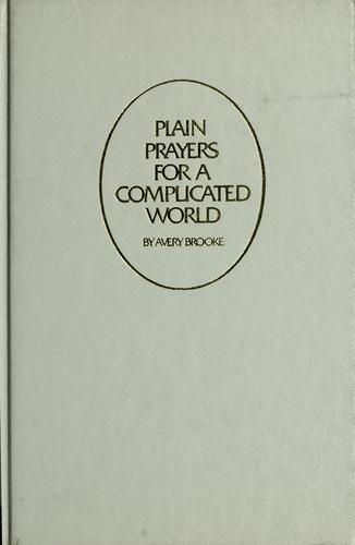 Cover of Plain prayers for a complicated world