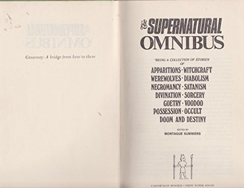 Cover of The Supernatural Omnibus- Being A Collection of Stories