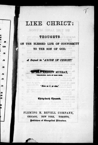 Cover of Like Christ