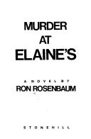 Cover of Murder at Elaine's