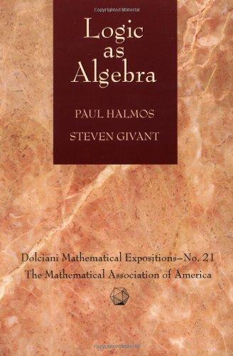 Cover of Logic as Algebra