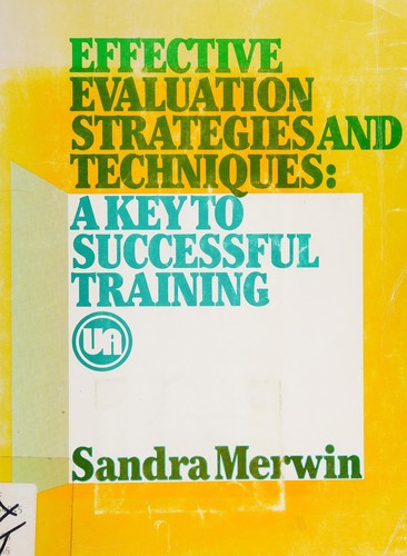 Cover of Effective evaluation strategies and techniques