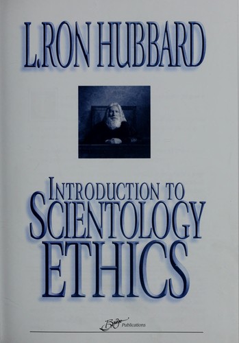 Cover of Introduction to scientology ethics